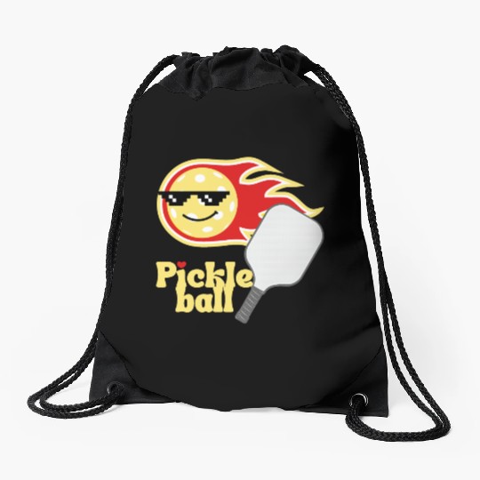 Pickle ball Drawstring Bags