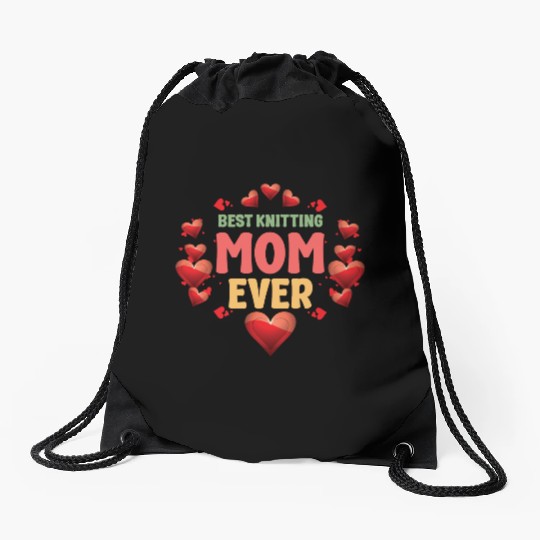 Best Mom Ever Drawstring Bags