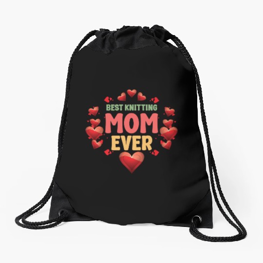 Best Mom Ever Drawstring Bags