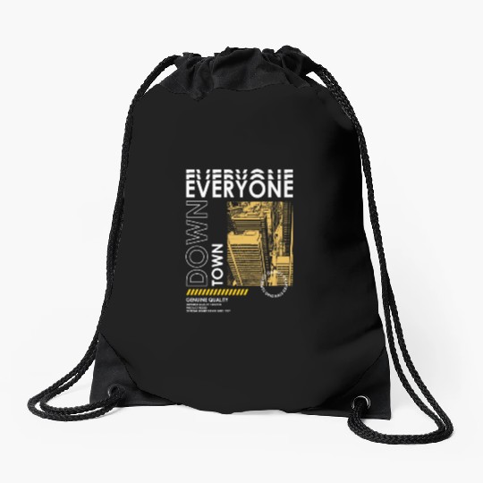 Downtown Streetwear Drawstring Bags