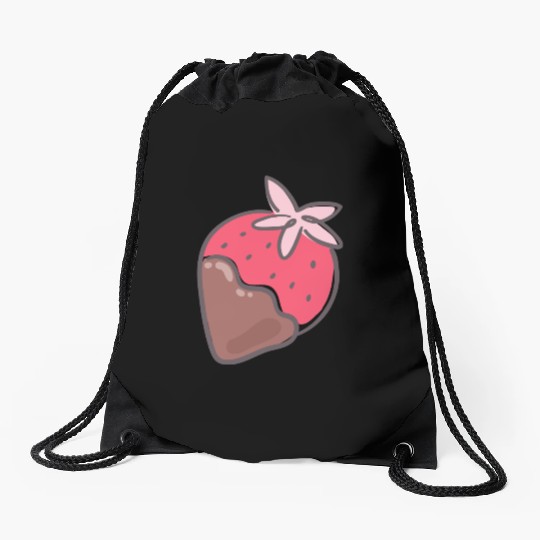 I Love My Girlfriend Drawstring Bags