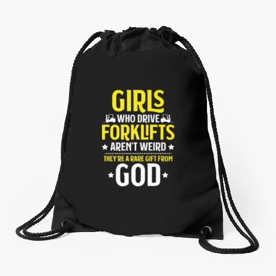 Forklift Operator Forklift Driver Forklift Truck Drawstring Bags