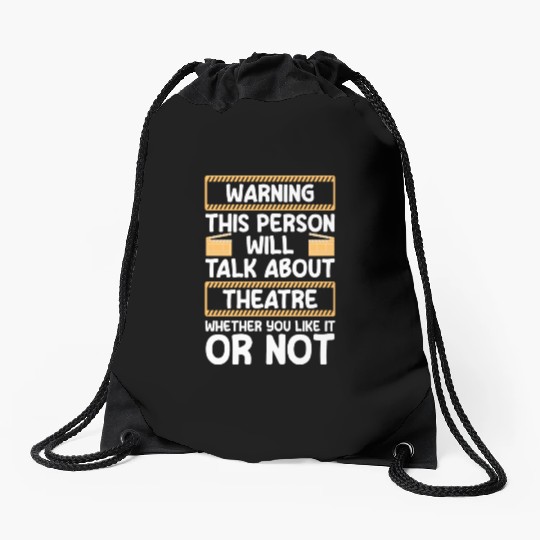 Theater Direction Drama Club Drawstring Bags