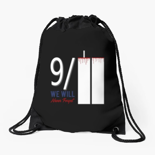 Patriot Day 9 11 Twin Towers New York USA Amerika Drawstring Bags