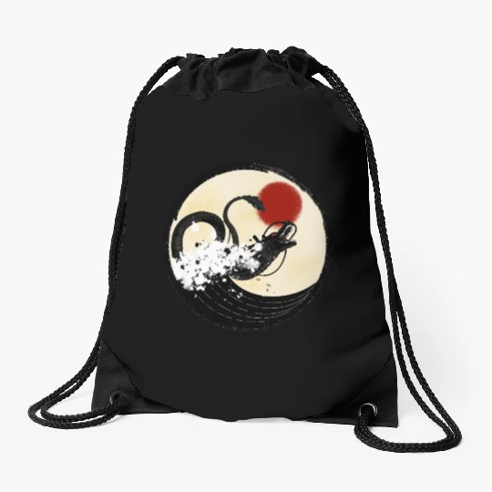 Chinese Dragon Drawstring Bags