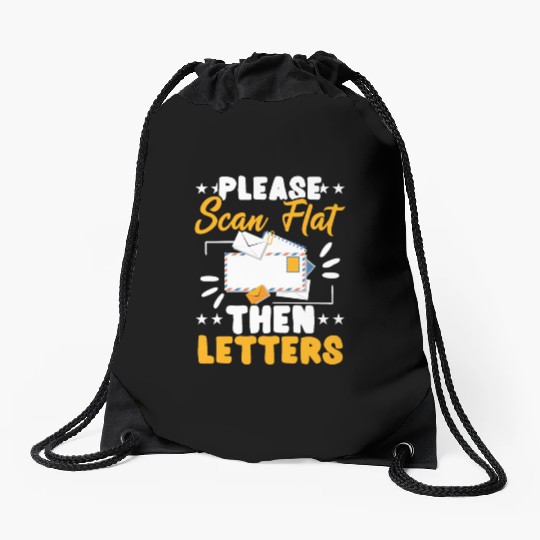 Postal Worker Mailman Delivery Mail Escort Drawstring Bags