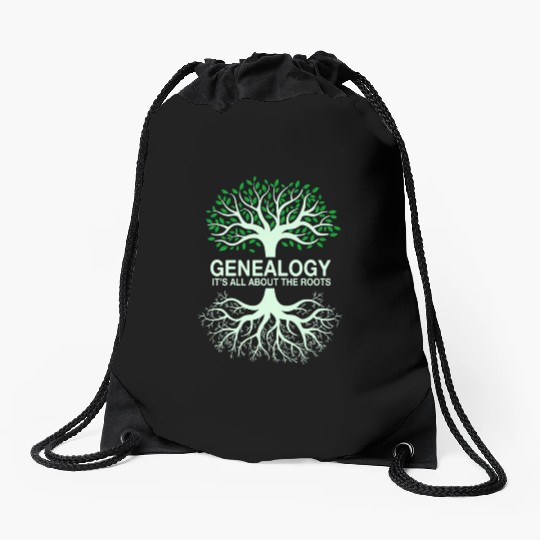 Family Tree Drawstring Bags Genealogy