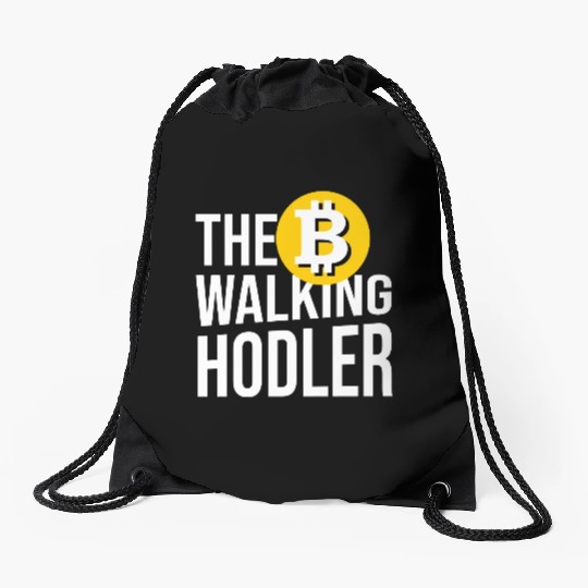 The Walking Hodler Drawstring Bags