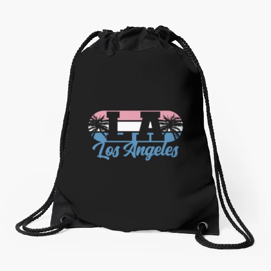 Los Angeles LA California Gift Drawstring Bags