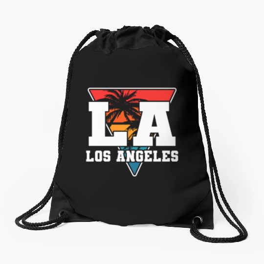 Los Angeles LA California Gift Drawstring Bags