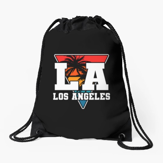 Los Angeles LA California Gift Drawstring Bags