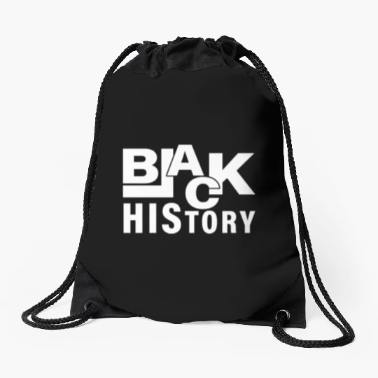 BLACK HISTORY MONTH DESIGN. Drawstring Bags