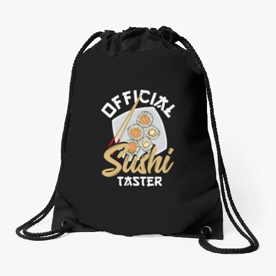 Official Sushi Taster Sushi Rice Fish Sashimi Drawstring Bags