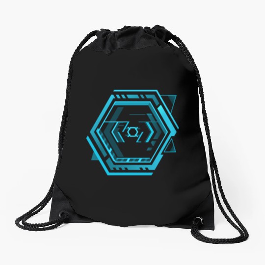 Cyberpunk teleporter 15. Drawstring Bags