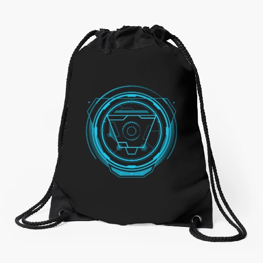 Cyberpunk teleporter 3. Drawstring Bags