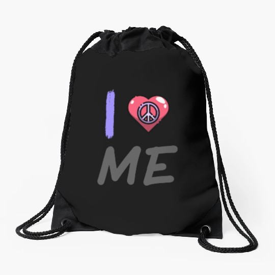 I Love Me 8 Drawstring Bags