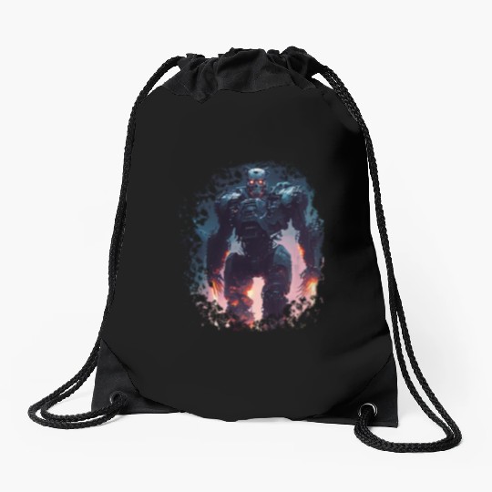 Terminator Exoskeleton Drawstring Bags