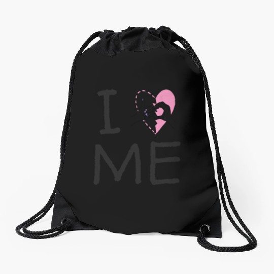 I Love Me 10 Drawstring Bags