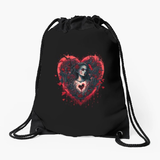 Bloody Valentine Drawstring Bags
