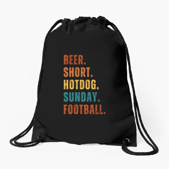 Football Sunday Drawstring Bags