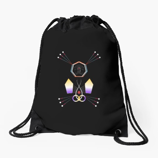 Totem Crystal Drawstring Bags