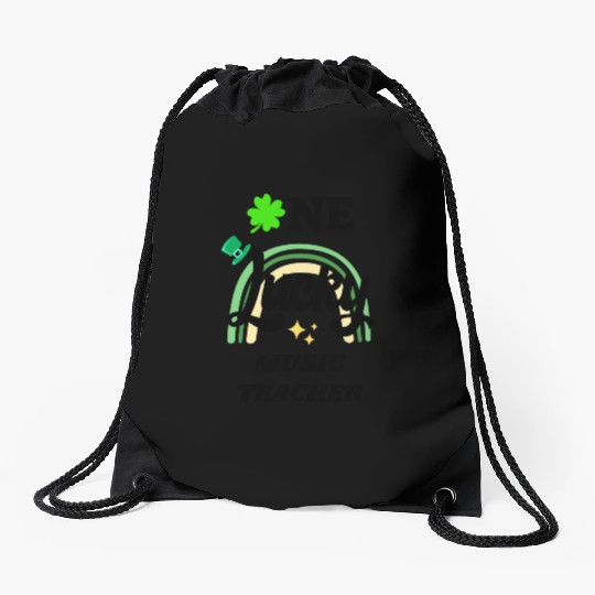 Music Teacher, St Patrick's Day Gift Drawstring Bags