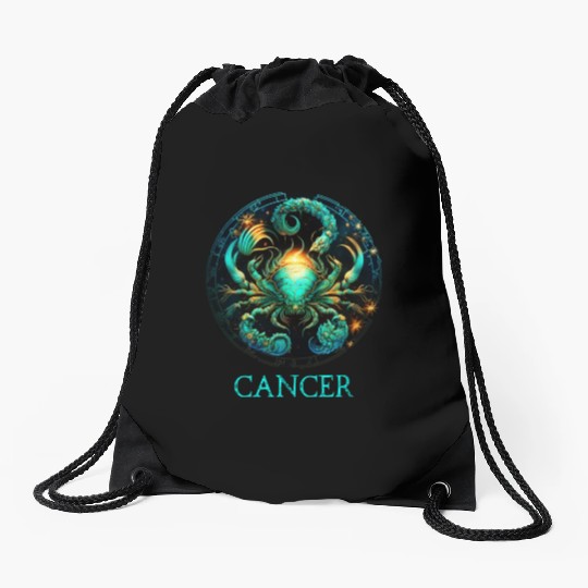 Embrace Your Cancer Identity: Cancer Pride Zodiac Drawstring Bags