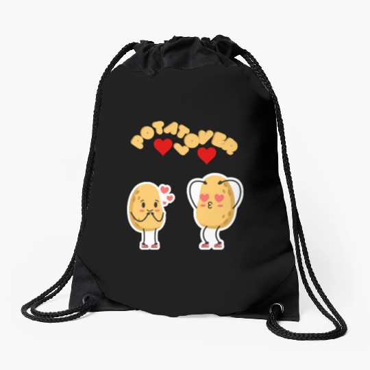 Potatoes Lover I Love Potato Drawstring Bags