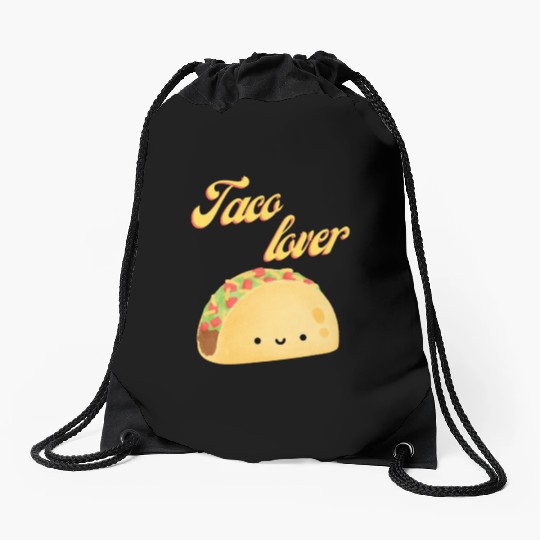 Taco Lover I Love Tacos Tacos Lover Drawstring Bags