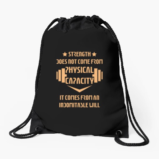 Fitness GYM Workout Funny Drawstring Bags