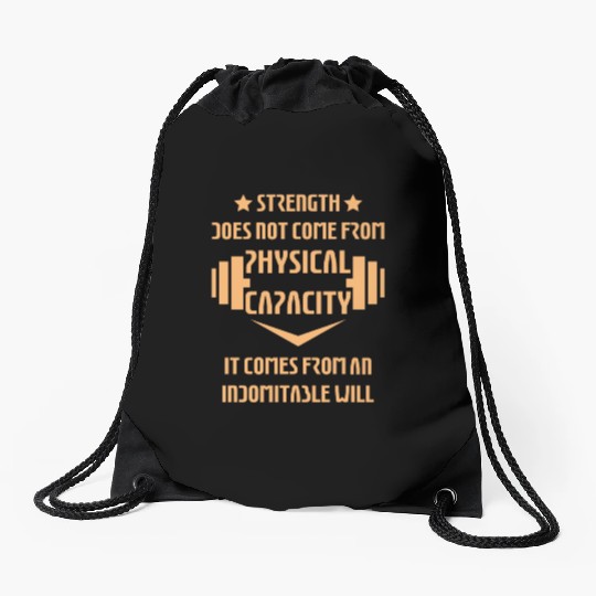 Fitness GYM Workout Funny Drawstring Bags