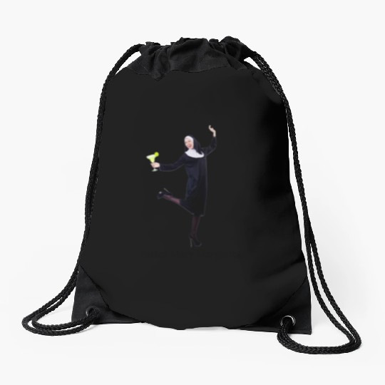 sister mary margarita Drawstring Bags