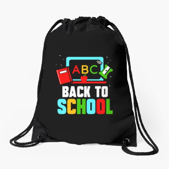 Back To School Grade Pupil Teacher Drawstring Bags