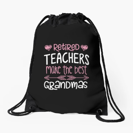 Womens Teacher Retirement Best Drawstring Bags