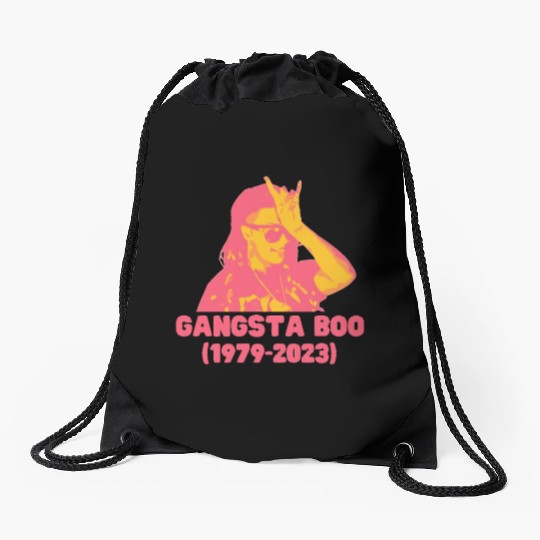 Rip Gangsta Boo Funny Drawstring Bags