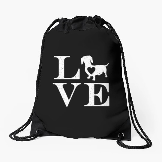 Dachshund Gift Dixie Wiener Doxie Dackel Drawstring Bags