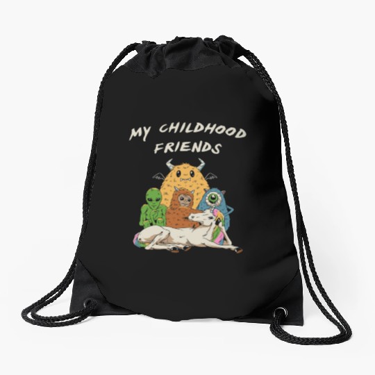 Imaginary Friends Club Drawstring Bags