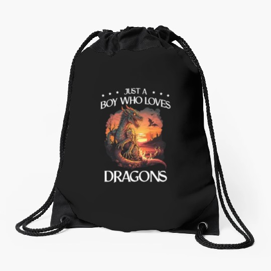 Mythical Creature Dragons Gift Men Dragon for a Drawstring Bags