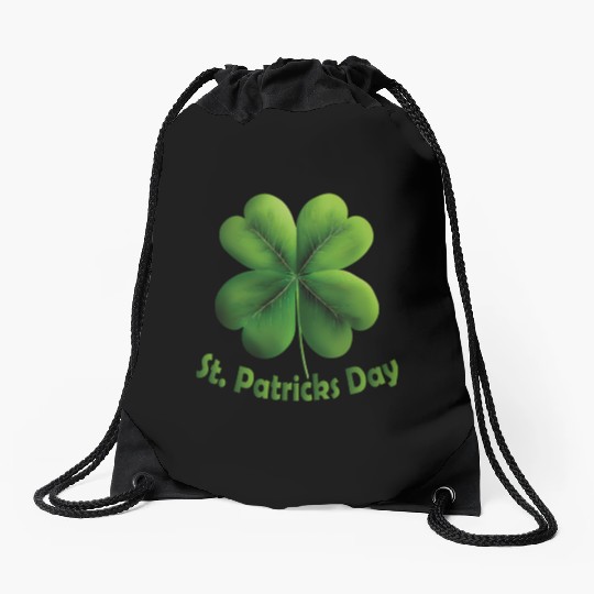St Patricks Day, Happy Saint Patrick's Day Drawstring Bags