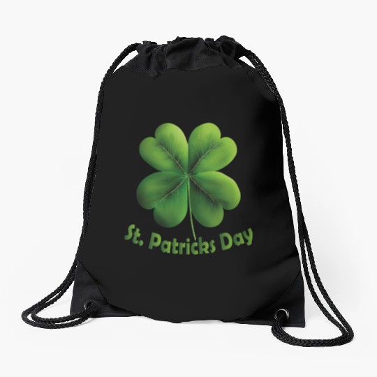 St Patricks Day, Happy Saint Patrick's Day Drawstring Bags