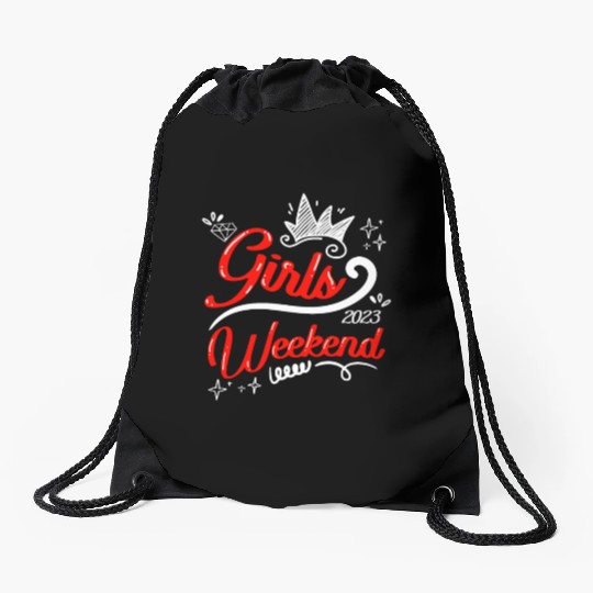Girls Weekend Vacation Girls Trip Spring Break Drawstring Bags