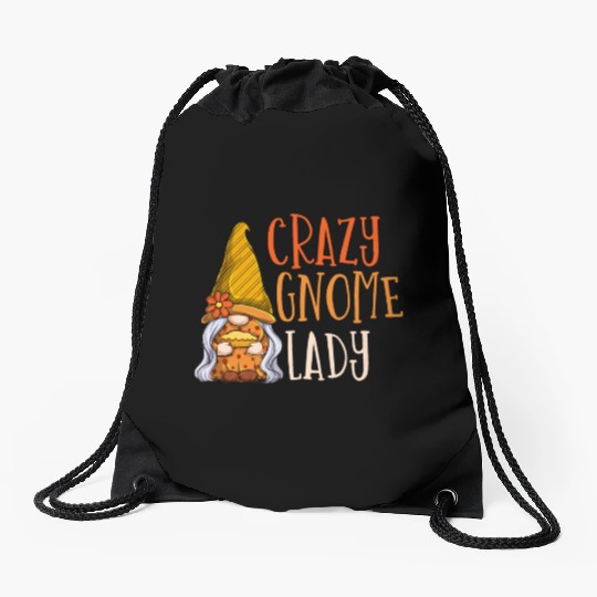 Gnomes - Gnome Collecting - Gnome Collector Drawstring Bags