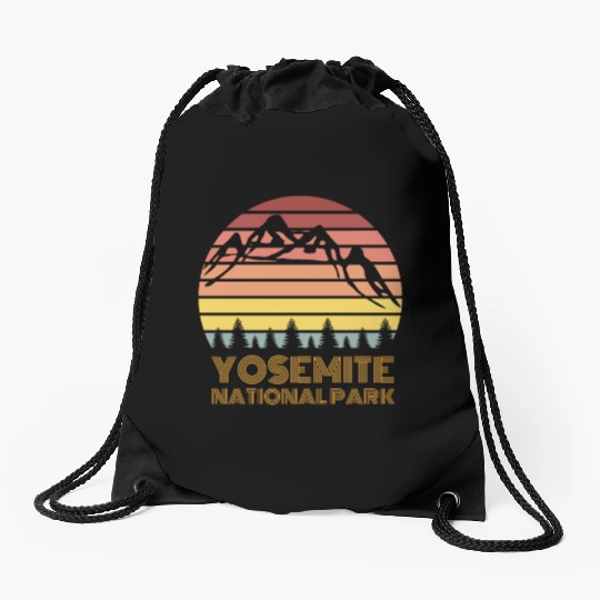 Yosemite National Park Drawstring Bags
