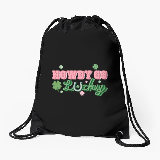 Howdy Lucky Charm Drawstring Bags