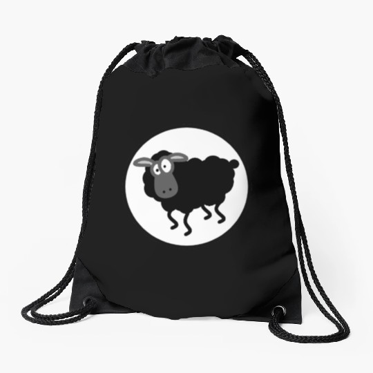 Black Sheep Drawstring Bags