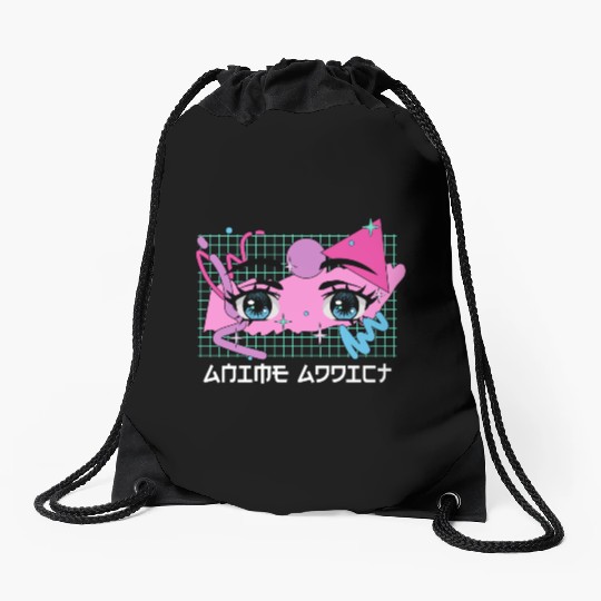 Anime Lover Manga Kawaii Japanese Animation Cute E Drawstring Bags