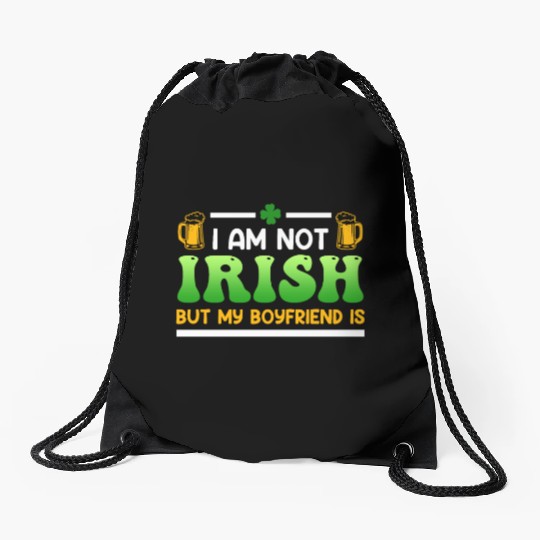 Irish Boyfriend St. Patrick's Day Women Drawstring Bags