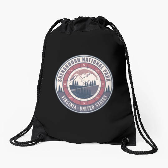 Shenandoah National Park Virginia US Hiking Drawstring Bags