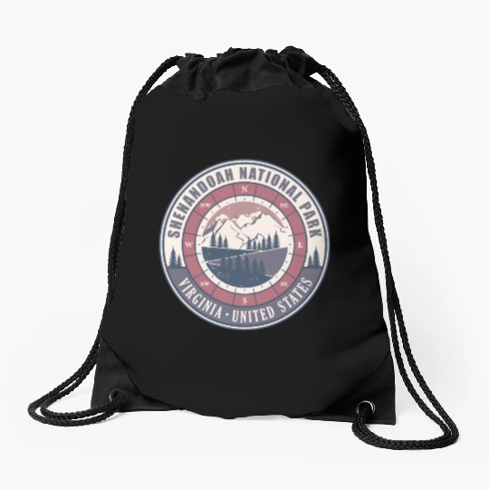 Shenandoah National Park Virginia US Hiking Drawstring Bags
