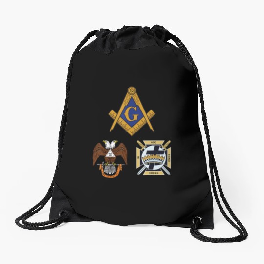 Mason Scottish Rite Knights Templar Drawstring Bags